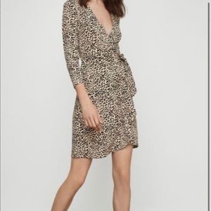 NEW! BCBGMAXAZRIA
Cheetah Wrap Cocktail Dress